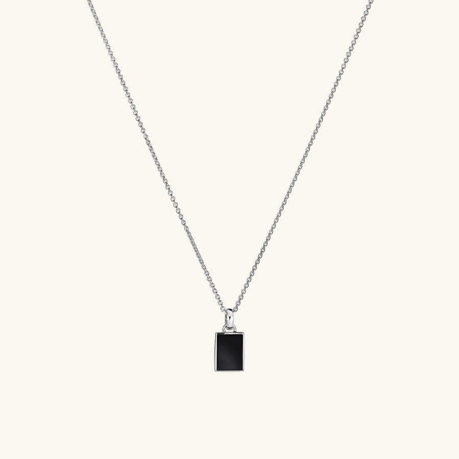 Necklaces | Mejuri Black Onyx Pendant Necklace