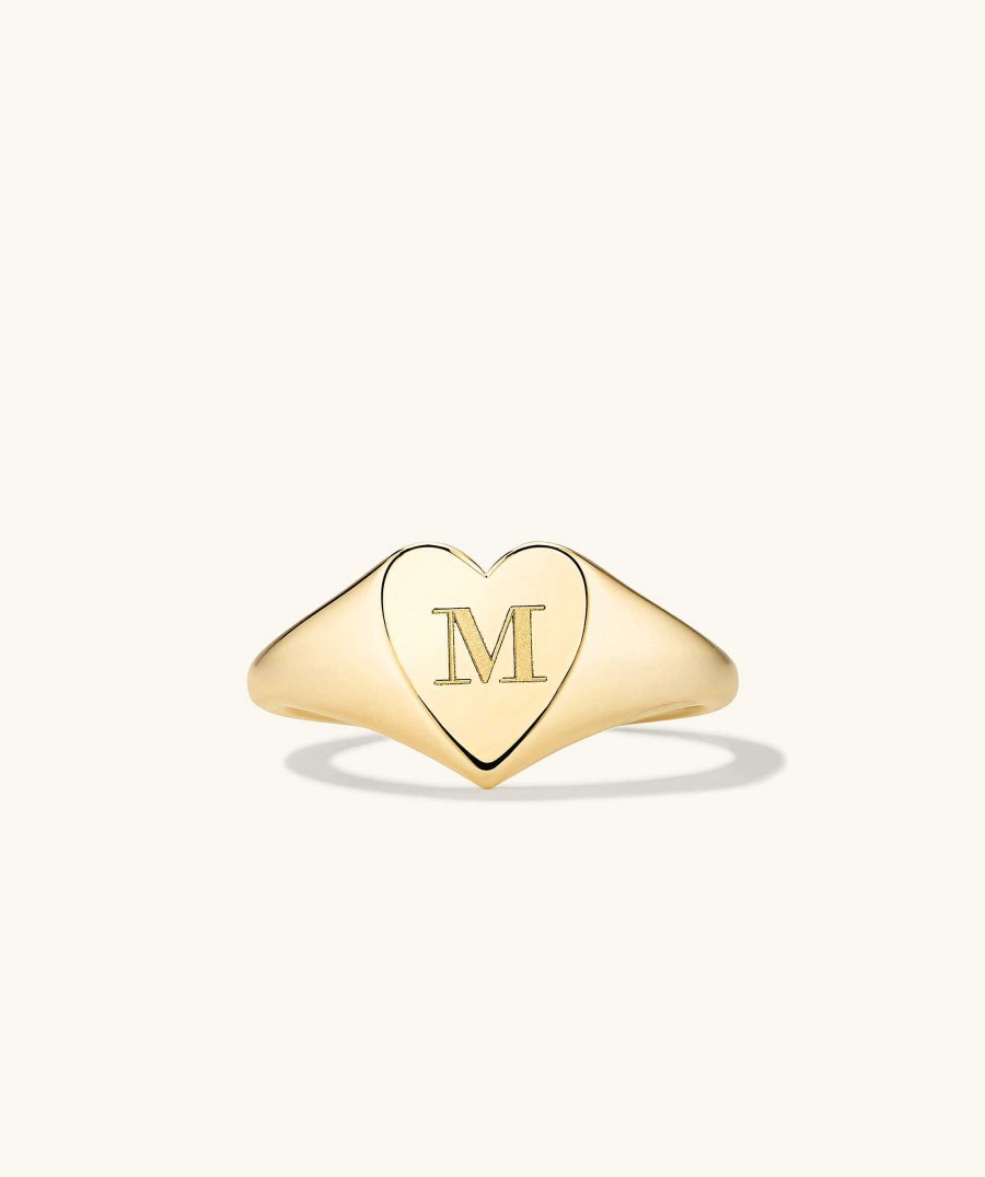 Rings | Mejuri Small Heart Signet