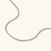 Necklaces | Mejuri Trace Rectangle Chain Necklace