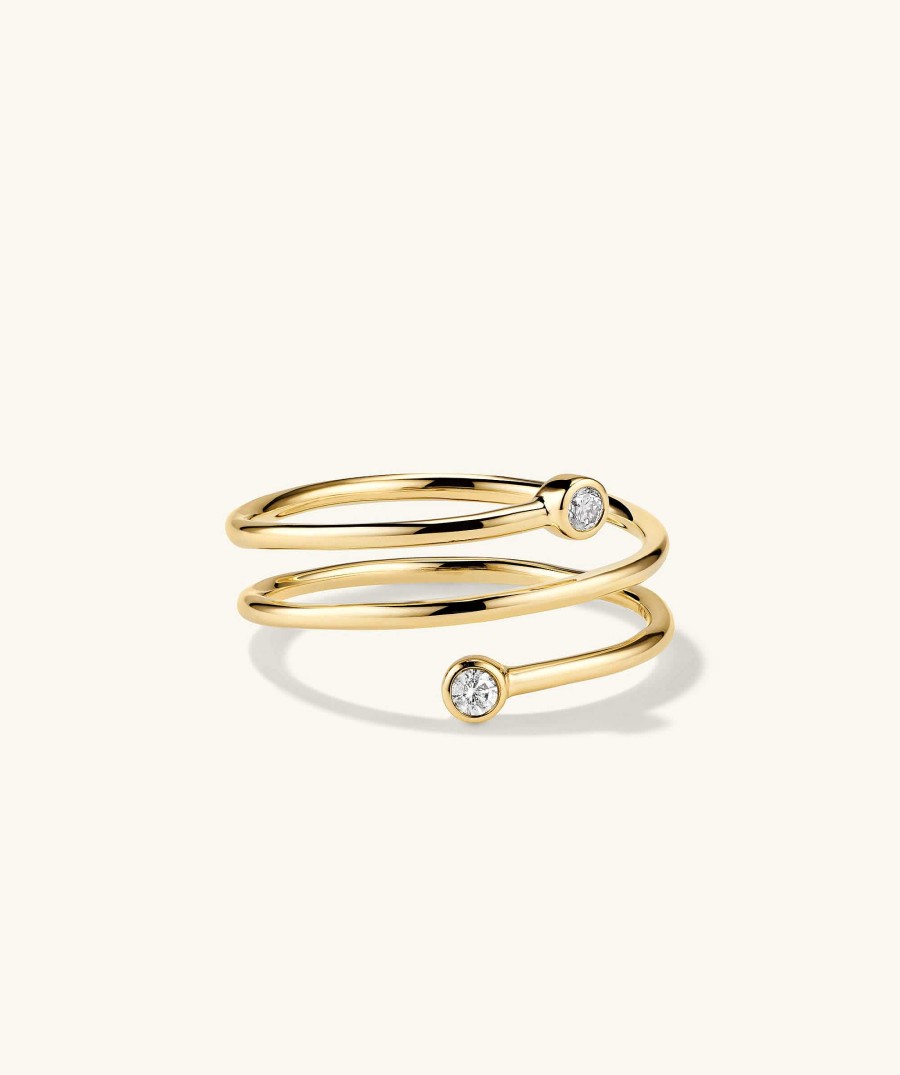 Rings | Mejuri Diamond Coil Ring