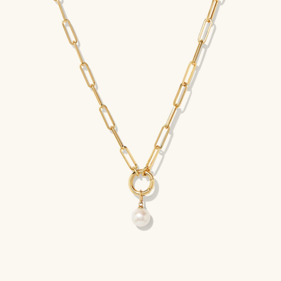 Necklaces | Mejuri Pearl Drop Charm