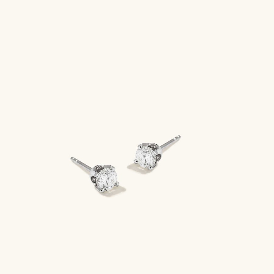 Earrings | Mejuri Large Diamond Studs