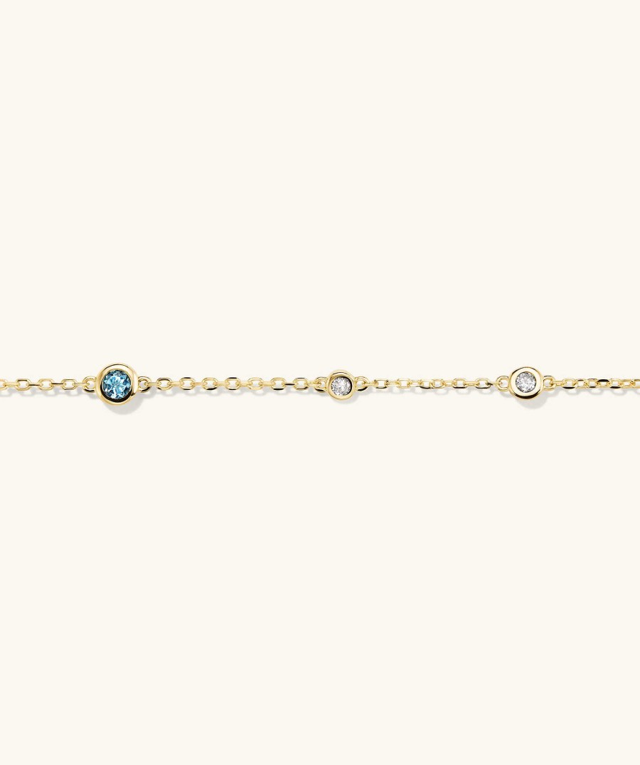 Bracelets | Mejuri Multi Gemstone Station Bracelet