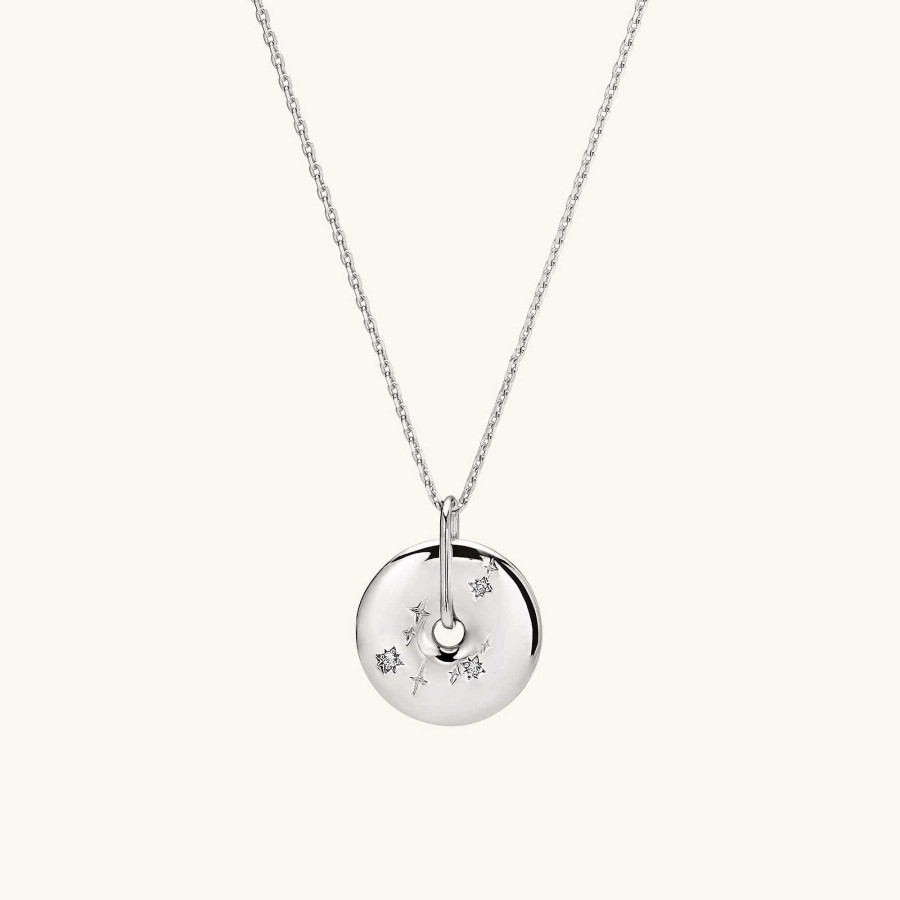 Necklaces | Mejuri Zodiac Pendant Necklace Silver