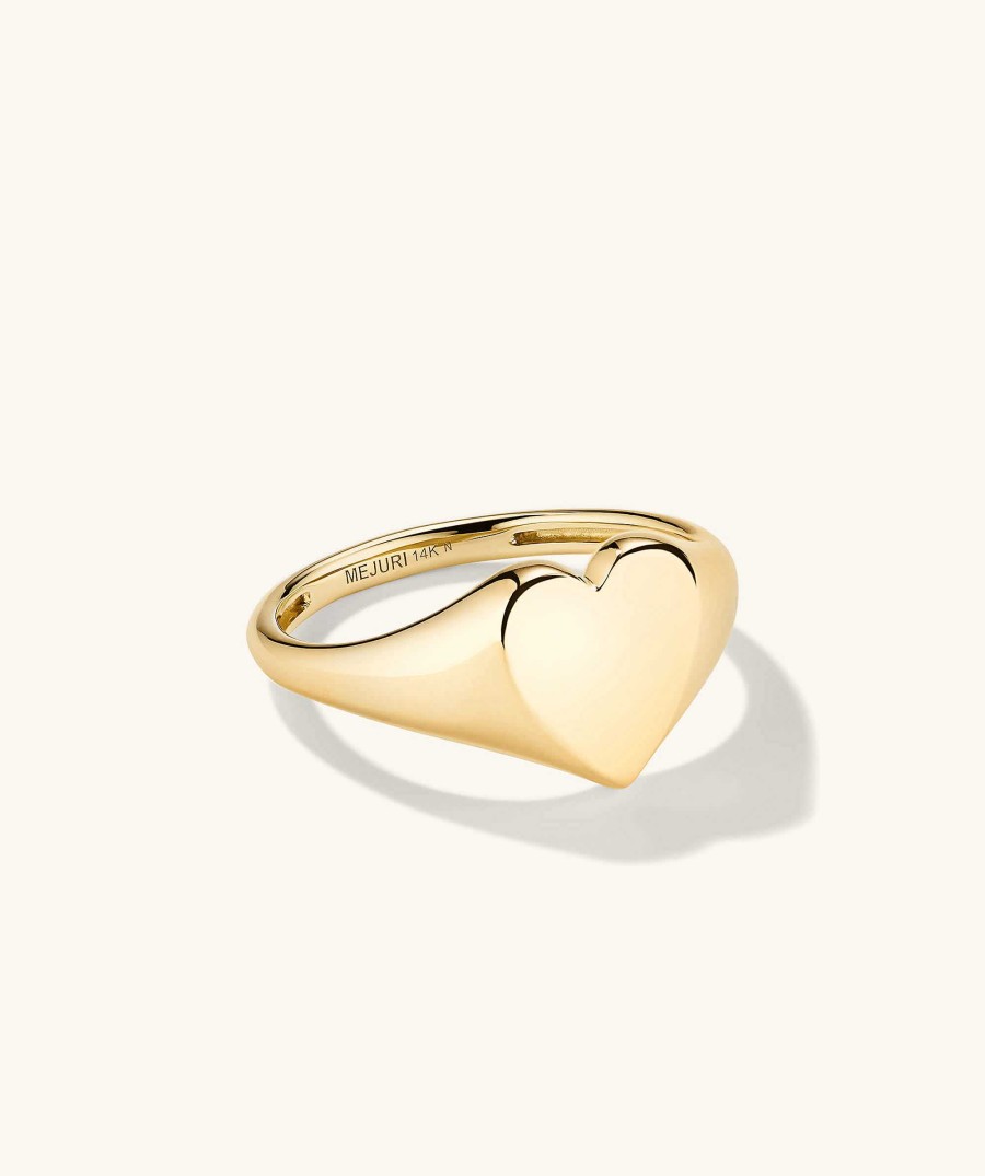 Rings | Mejuri Small Heart Signet