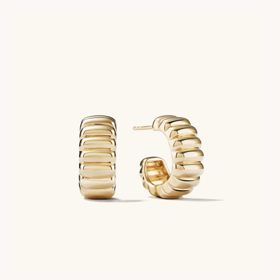 Earrings | Mejuri Charlotte Bold Hoops