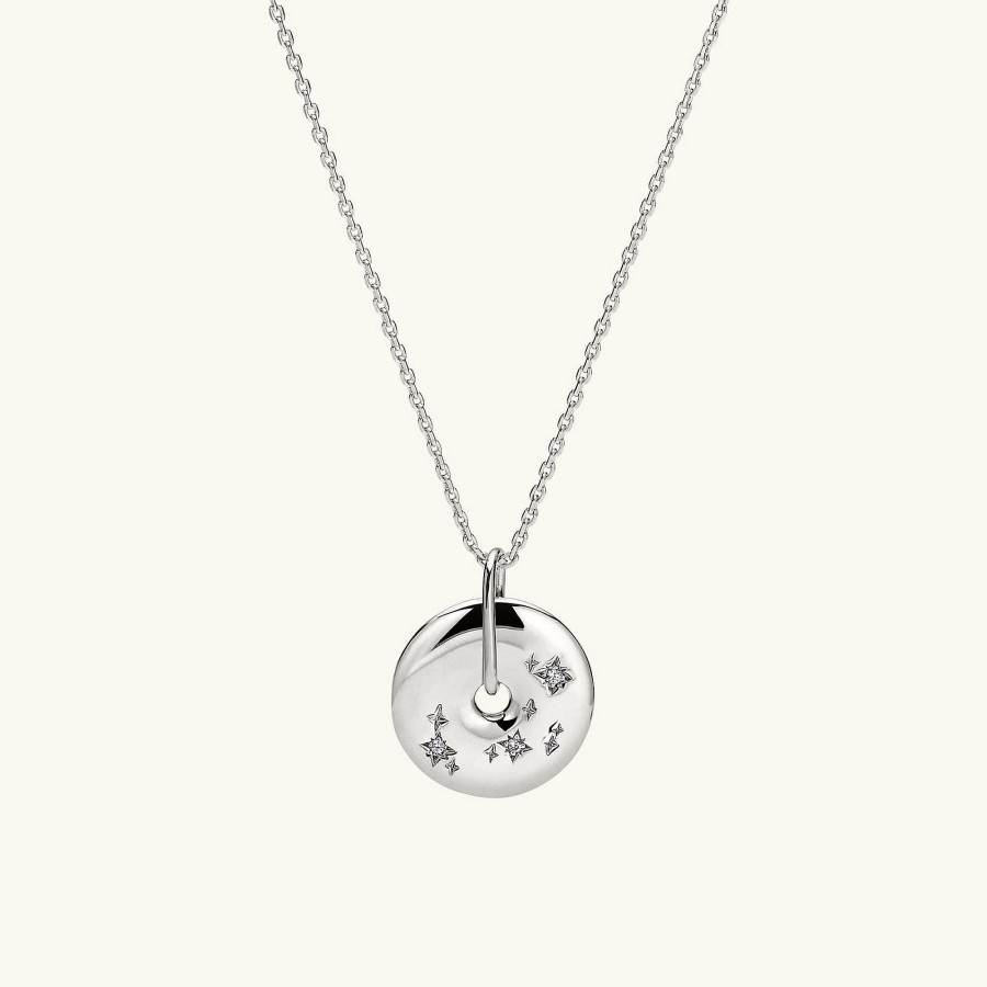 Necklaces | Mejuri Zodiac Pendant Necklace Silver