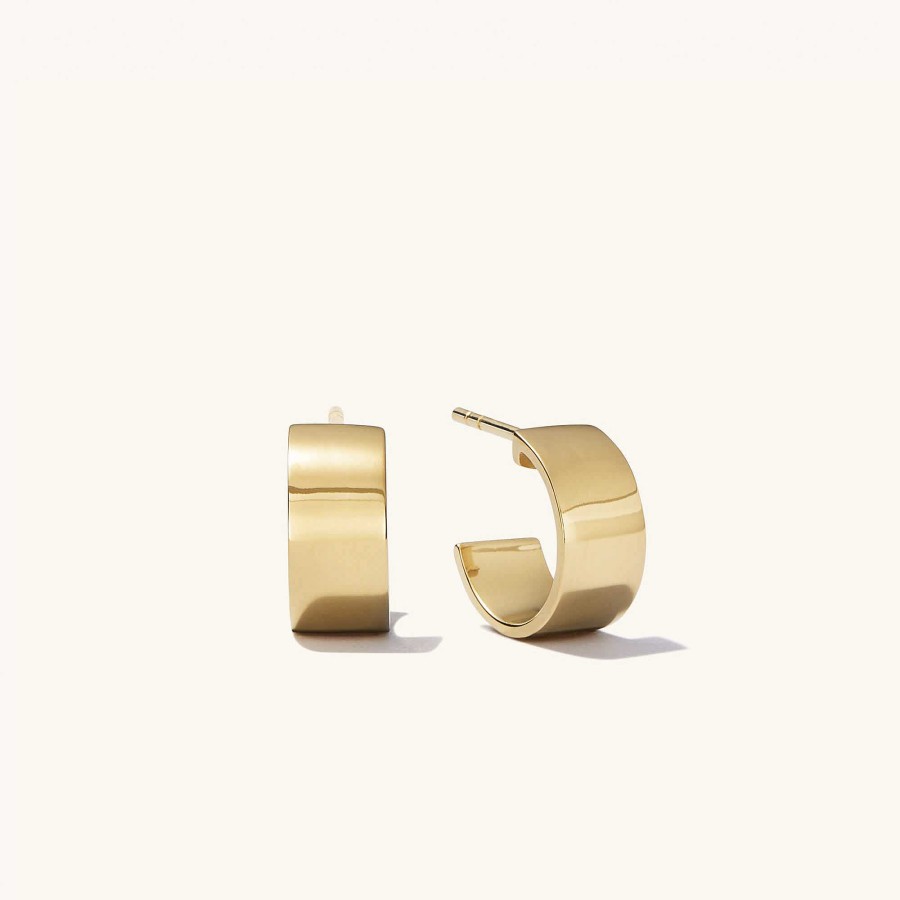 Earrings | Mejuri Daily Huggie Hoops