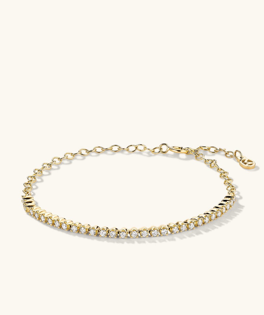 Bracelets | Mejuri Diamond Half Tennis Bracelet