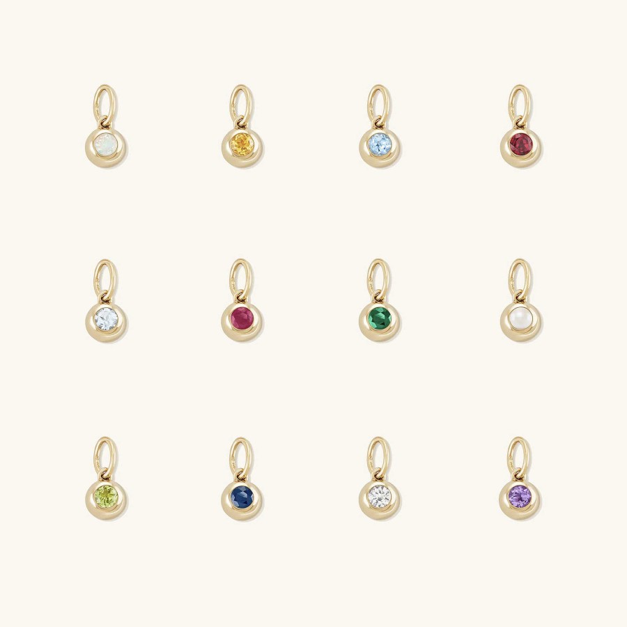 Necklaces | Mejuri Birthstone Sphere Charm