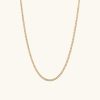 Necklaces | Mejuri Flat Curb Chain Necklace