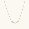 Necklaces | Mejuri Pav Diamond Oversized Curb Necklace