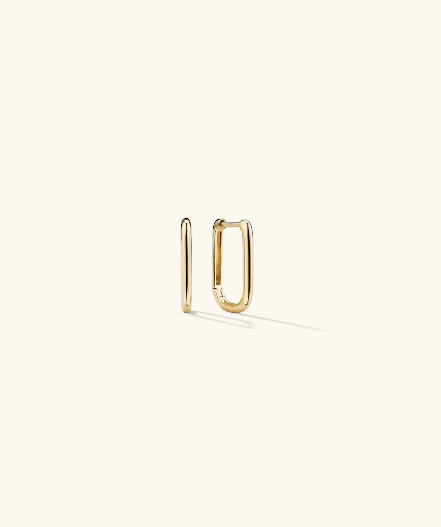 Earrings | Mejuri Small U Hoops