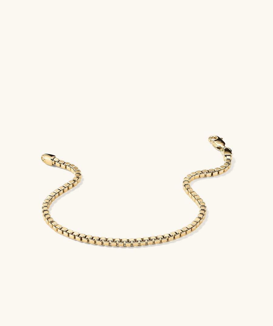 Bracelets | Mejuri Square Box Chain Bracelet