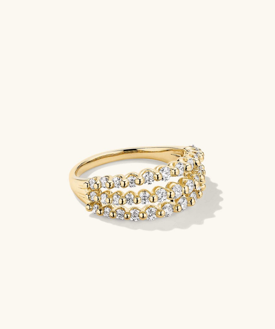 Rings | Mejuri Triple Lace Diamond Ring