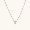 Necklaces | Mejuri Mini Pear Diamond Necklace