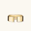 Rings | Mejuri Beam Pav Diamond Open Cigar Band