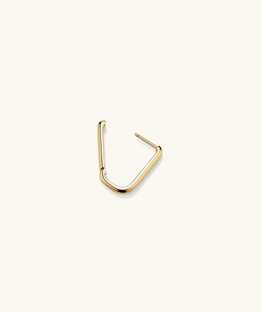 Earrings | Mejuri Single Medium U Hoop