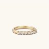 Rings | Mejuri Bold Diamond Half Eternity Ring