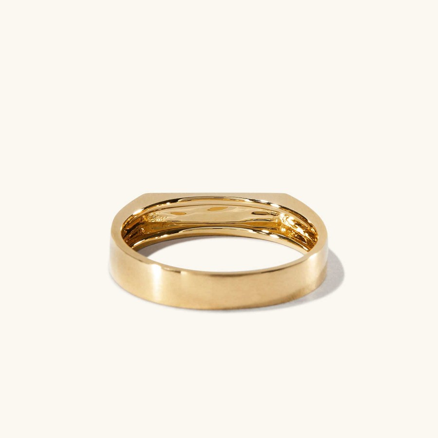 Rings | Mejuri Ultra Slim Rectangular Signet Ring