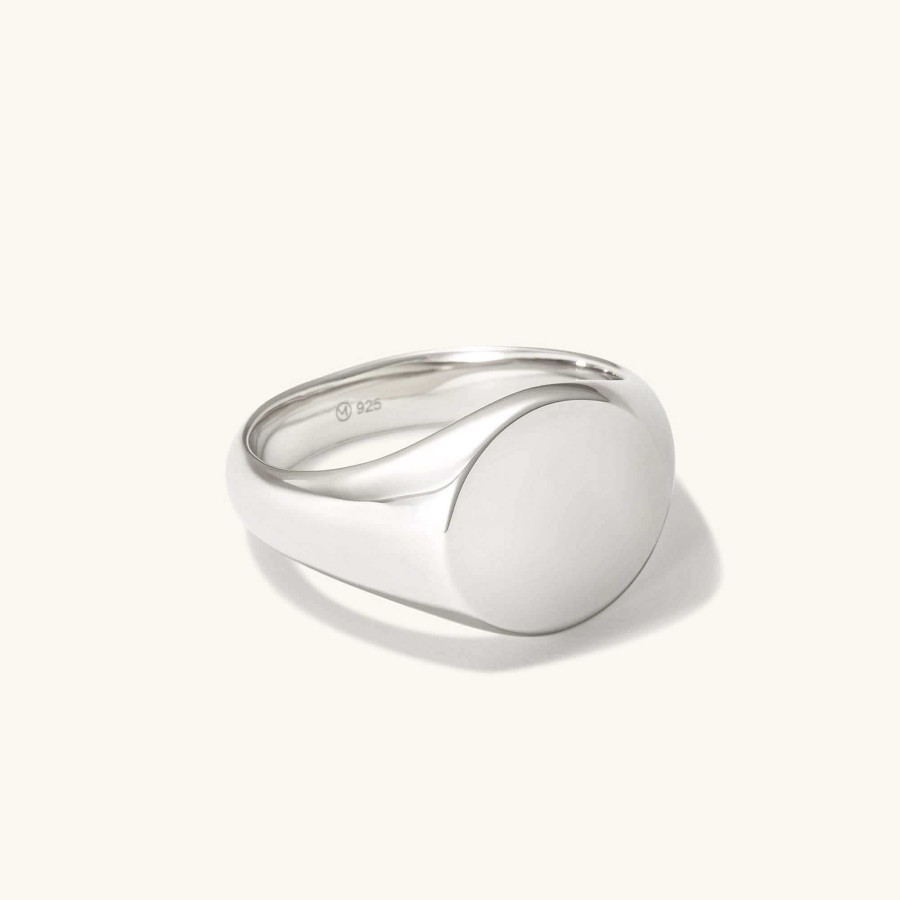 Rings | Mejuri Bold Round Signet Ring