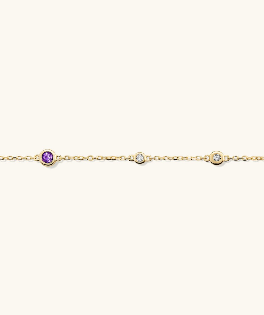 Bracelets | Mejuri Multi Gemstone Station Bracelet