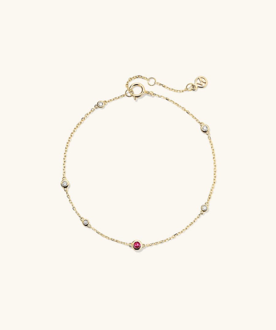 Bracelets | Mejuri Multi Gemstone Station Bracelet