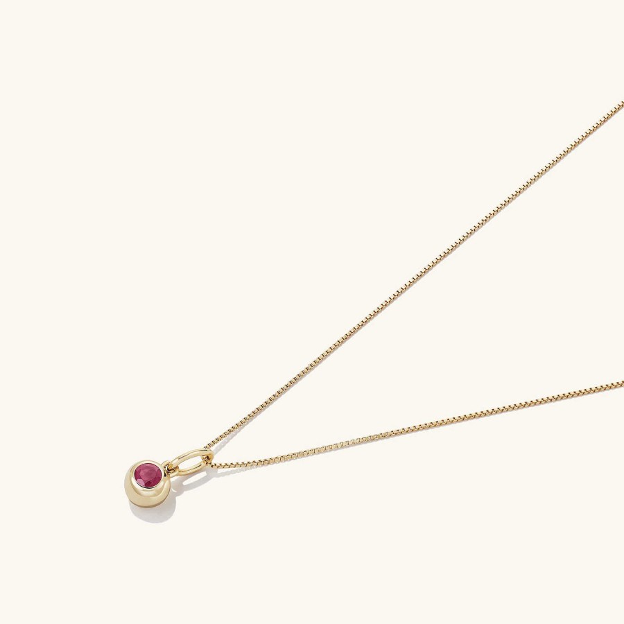 Necklaces | Mejuri Birthstone Sphere Charm