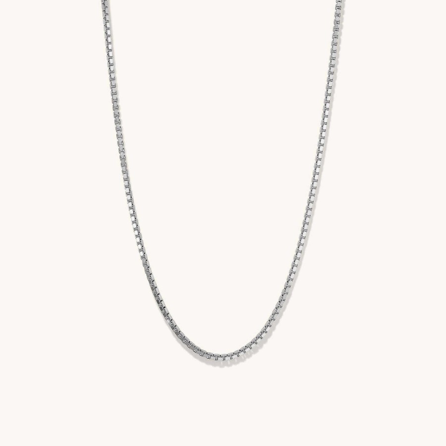 Necklaces | Mejuri Square Box Chain Necklace