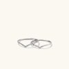 Rings | Mejuri Wishbone Stacker Set