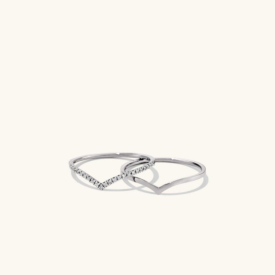 Rings | Mejuri Wishbone Stacker Set