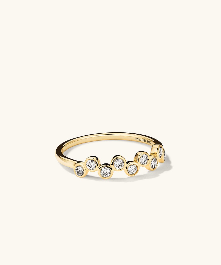 Rings | Mejuri Bezel Lab Grown Diamond Zig-Zag Ring